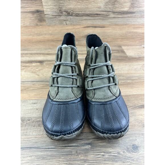 Sorel Out N About Major Full Grain Leather Waterproof Rain Snow Duck Boo… - Picture 2 of 8